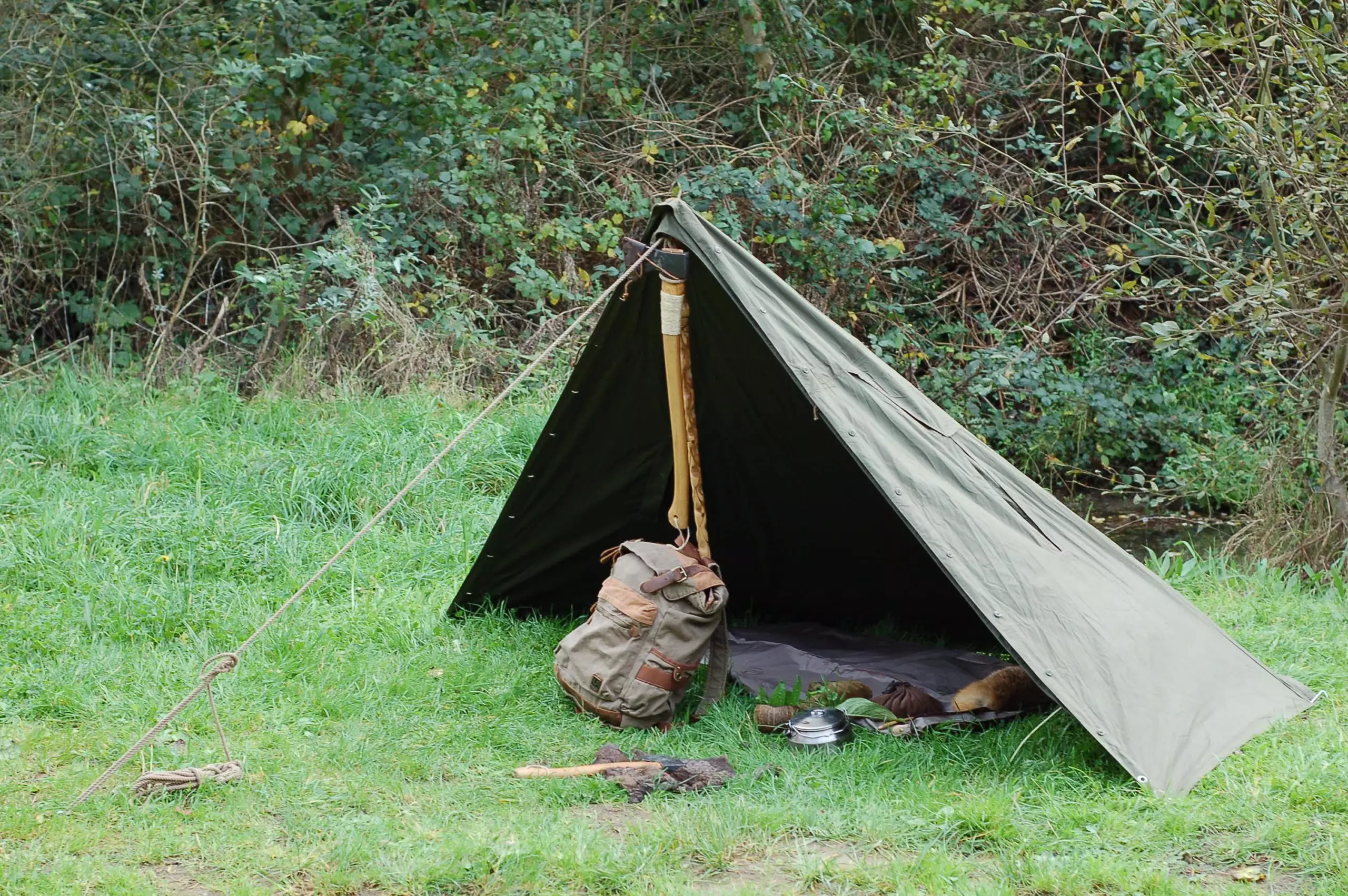 Camp en stage survie
